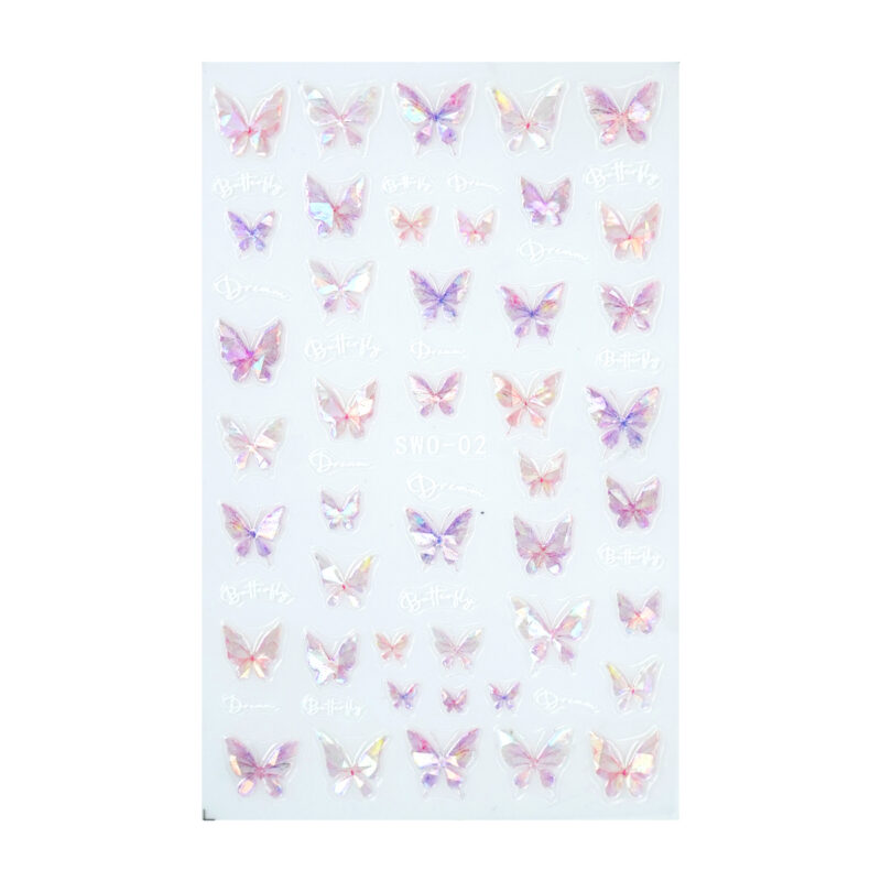 Nail Sticker - Dancing Butterflies 2 NA1241