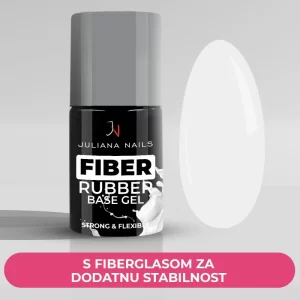 Fiber Rubber Base Gel - Milky White 15ml GL106104