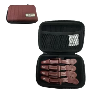 TUFT klipsa - krokodilka Maroon (4kom)